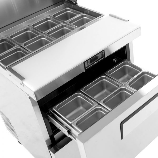 MSF8309 27" Two-Drawer Sanwich Prep Table